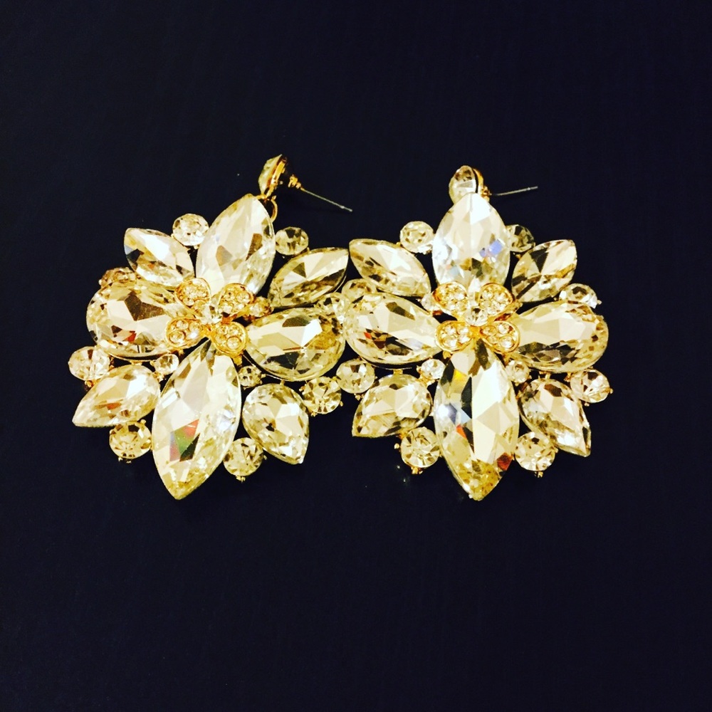 Crystal Clear Statement Earrings